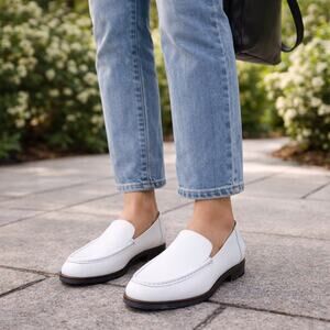 Everlane SZ 11 The Modern Loafer in White NEW Sold Out Minimal Classic Modern